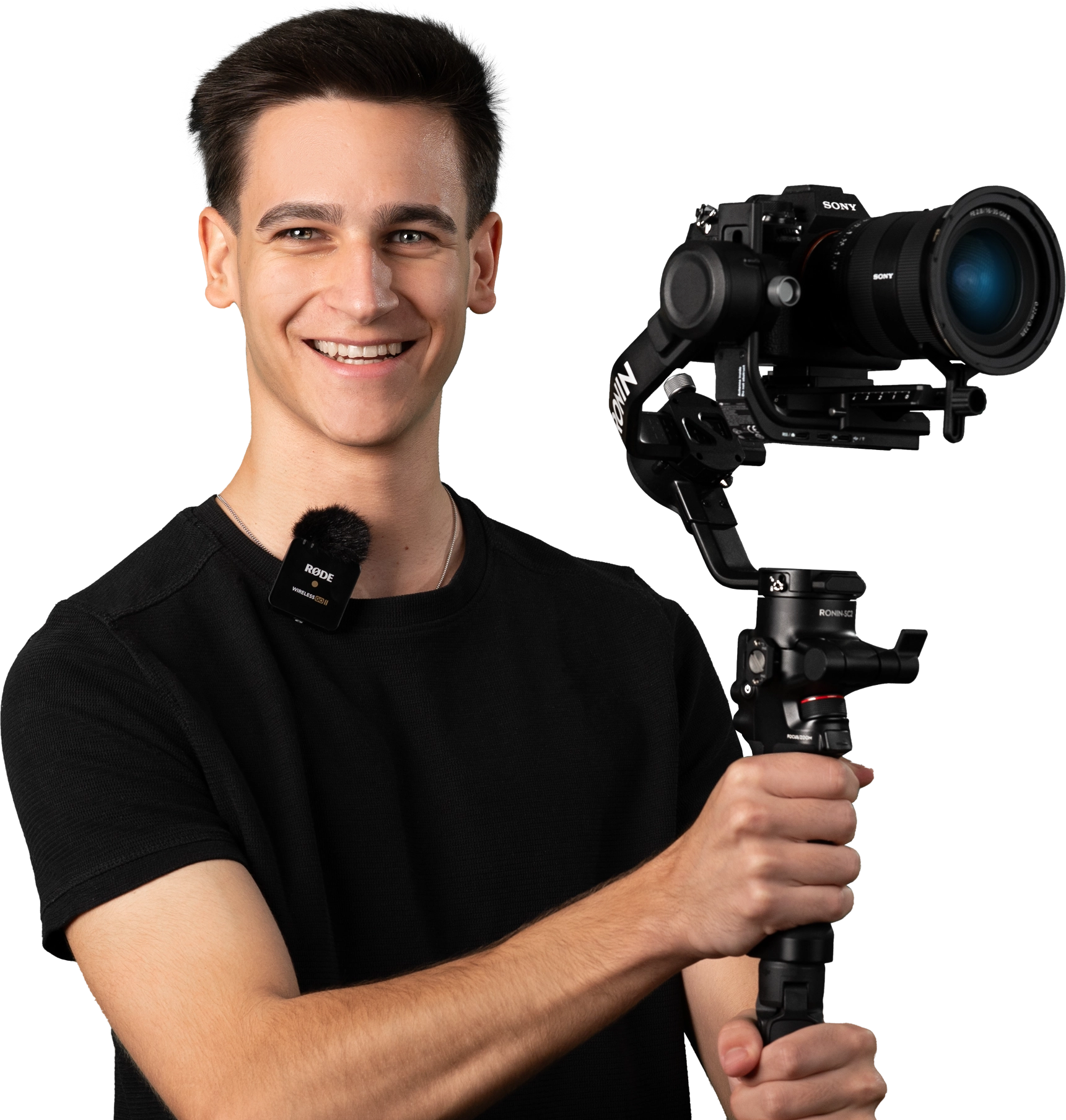 Noel Weiss mit Kamera