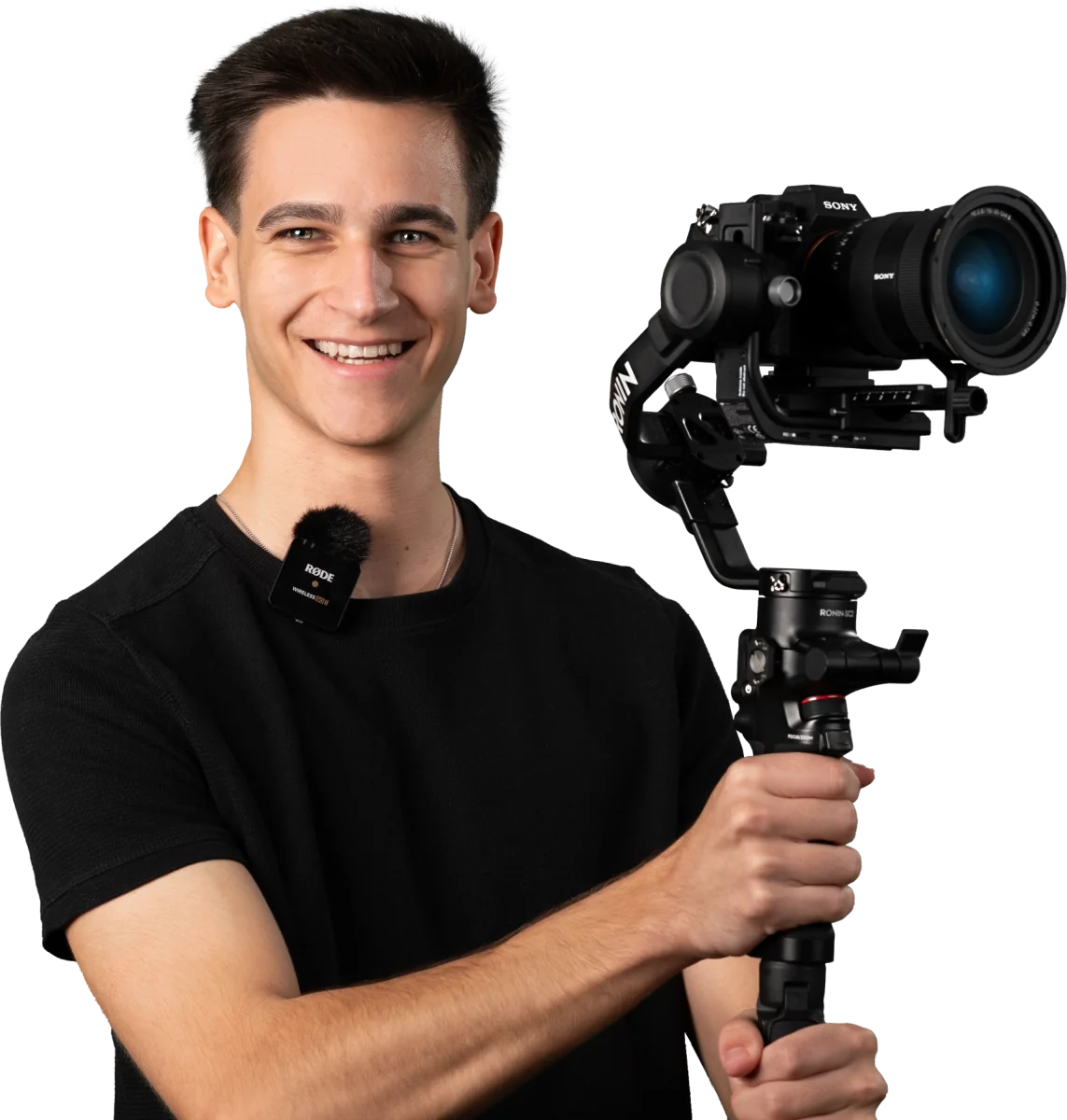 Noel Weiss mit Kamera